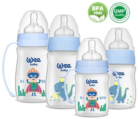 Набор Wee Baby Classic Plus (198) для кормления новорожденных, голубой
