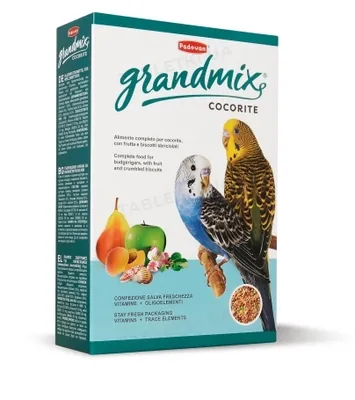 Корм для хвилястих папуг Padovan GrandMix cocorite, 1 кг