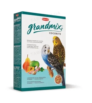 Корм для хвилястих папуг Padovan GrandMix cocorite, 400 г