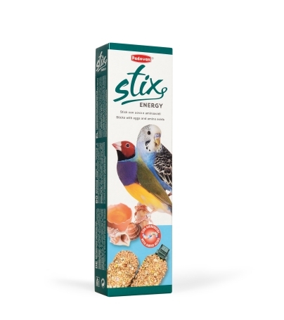 Корм для хвилястих папуг, амадинів Padovan Stix energy cocories (PP00143), 80 г