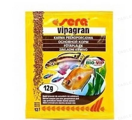 Корм для всіх акваріумних риб Sera vipagran гранули, 12 г