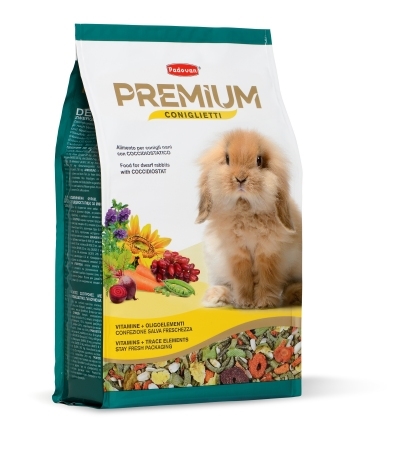 Корм для гризунів Padovan Premium coniгlietti, 2 кг