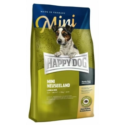Корм сухой Happy Dog Mini Neuseeland для взрослых собак с чувствительным пищеварением, с ягненком, 300 г