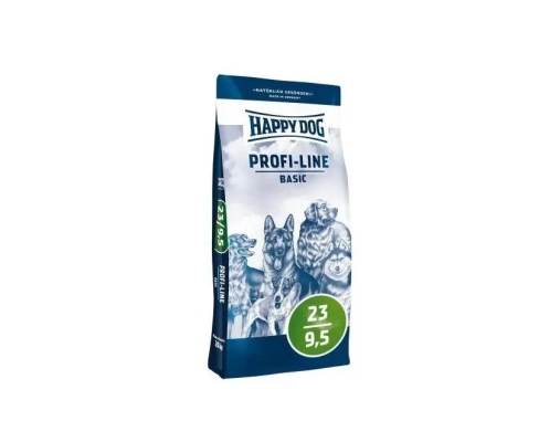 Корм сухой Happy Dog Profi-Line Basiс 23/9,5 для взрослых собак всех пород, 20 кг