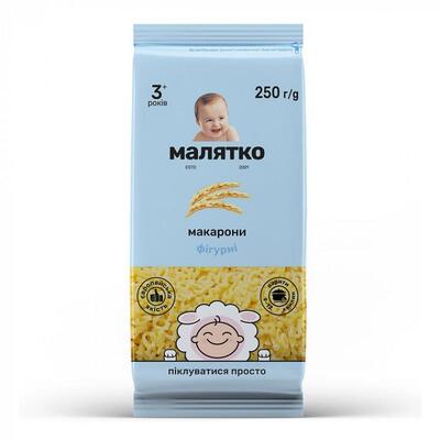 Макарони Малятко Фігурні для дітей від 3 років, 250 г