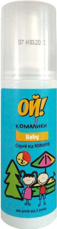 Лосьон от комаров Ой! Комарики Baby, 100 мл