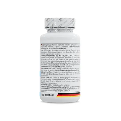 Мумійо MST Nutrition Shilajit 750 мг, 60 капсул