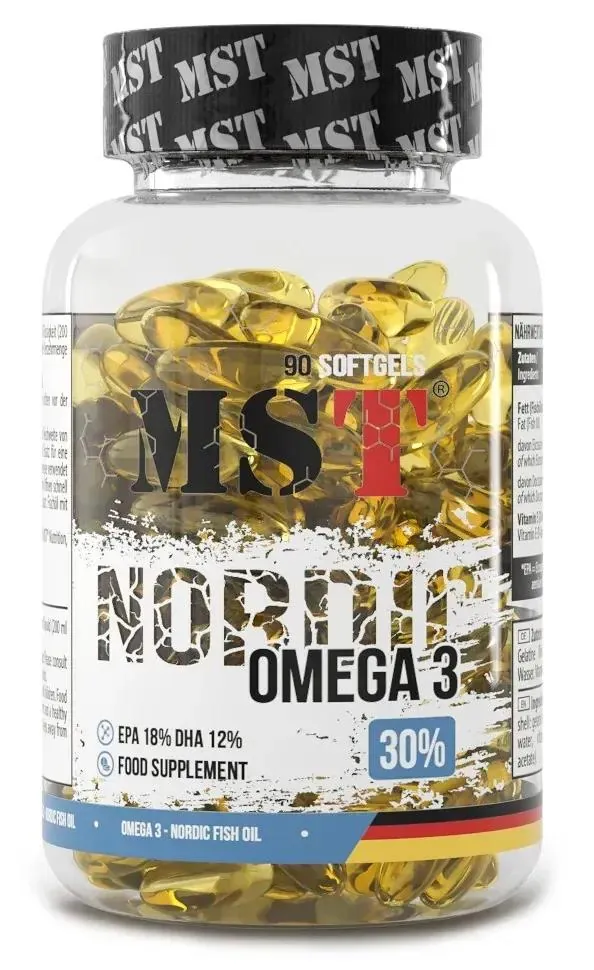 Омега-3 MST Nutrition Omega 3 Nordic 30%, 90 гелевих капсул