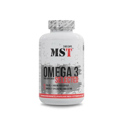 Омега-3 MST Nutrition Omega 3 Selected, 240 гелевих капсул