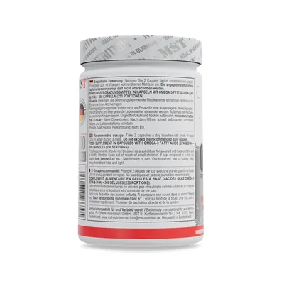 Омега-3 MST Nutrition Omega 3 Selected, 500 гелевих капсул