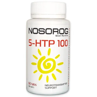 5-гідрокситриптофан Nosorog 5-HTP 100 мг, 60 таблеток