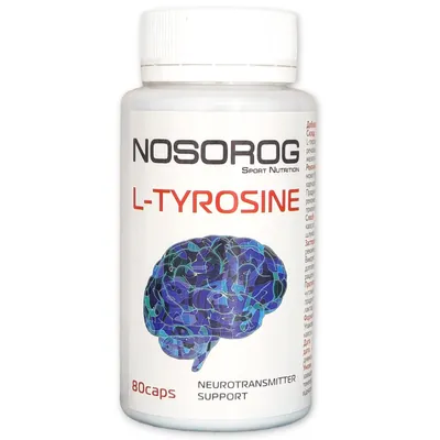L-тирозин Nosorog L-Tyrosine, 80 капсул