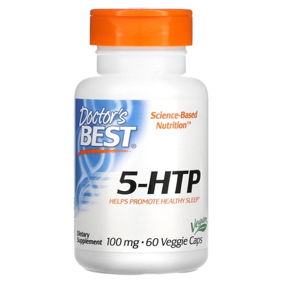 5-НТР Doctor's Best 5-HTP 100 мг, 60 капсул