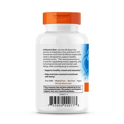 5-НТР Doctor's Best 5-HTP 100 мг, 60 капсул
