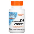 Вітамін D3 2000IU Doctor's Best Vitamin D3, 180 желатинових капсул