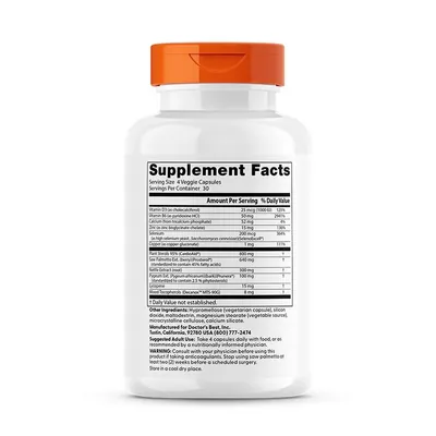 Комплексна формула для простати Doctor's Best Comprehensive Prostate Formula, 120 вегетаріанських капсул