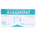 Альцмерат розчин ор. 600 мг/7 мл по 7 мл №10 у флак.
