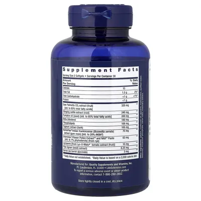 Комплекс для чоловічого здоров'я Life Extension Ultra Prostate Formula, 60 капсул