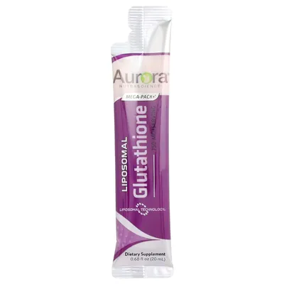 Глутатіон ліпосомальний Aurora Nutrascience Glutathione Mega-Pack+ 750 мг по 20 мл №32 у стіках