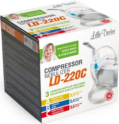 Інгалятор (небулайзер) Little Doctor LD-220С компресорний