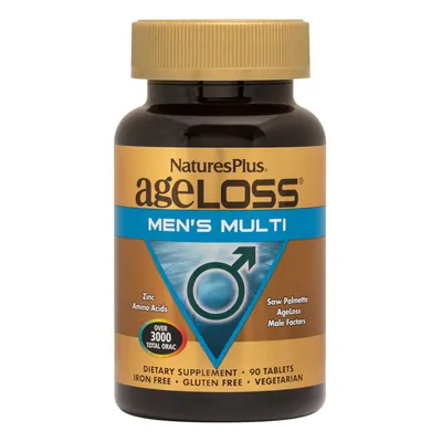 Мультивітаміни для чоловіків Nature's Plus AgeLoss Men's Multi, 90 таблеток
