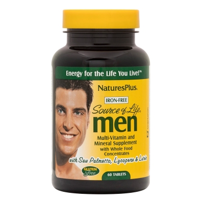 Мультивитамины для мужчин Nature's Plus Source of Life Men, 60 таблеток