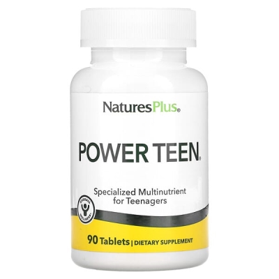 Мультивитамины для подростков Nature's Plus Source of Life Power Teen, 90 таблеток