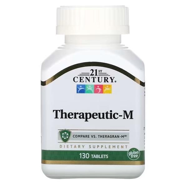 Мультивитамины терапевтические 21st Century Therapeutic-M, 130 таблеток