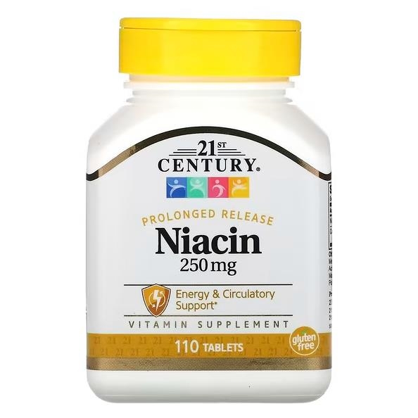 Ніацин 21st Century Niacin 250 мг, 110 таблеток