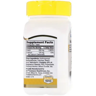 Ніацин 21st Century Niacin 250 мг, 110 таблеток