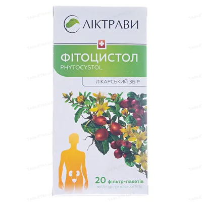 Фітоцистол збір по 1.5 г №20 у філ.-пак.