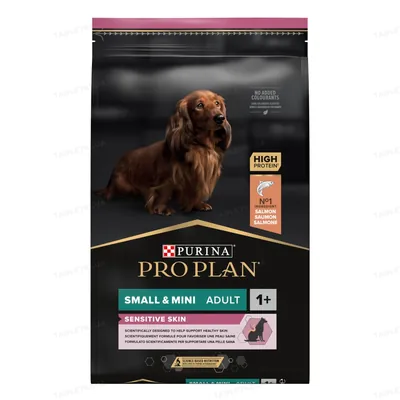 Корм сухий Purina Pro Plan Small & Mini Sensitive Skin з лососем, 7 кг
