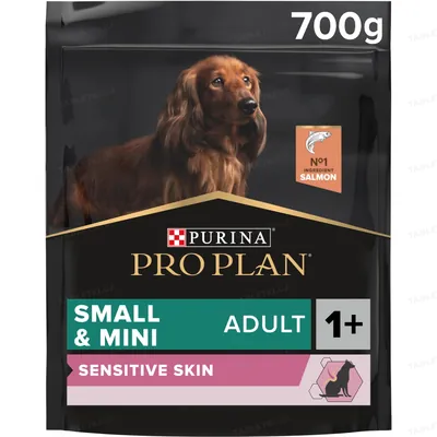 Корм сухий Purina Pro Plan Small & Mini Sensitive Skin з лососем, 700 г