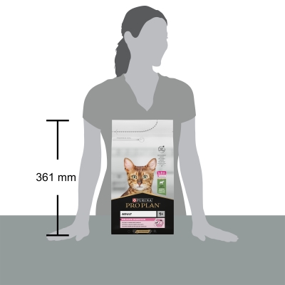Корм сухой для взрослых кошек Purina Pro Plan Delicate Adult со вкусом ягненка, 1,5 кг