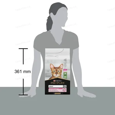 Корм сухий для дорослих котів Purina Pro Plan Delicate Adult зі смаком ягняти, 1,5 кг