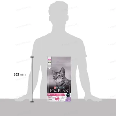 Корм сухий для дорослих котів Purina Pro Plan Delicate Turkey зі смаком індички, 1,5 кг