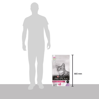Корм сухой для взрослых кошек Purina Pro Plan Delicate Turkey со вкусом индейки, 10 кг