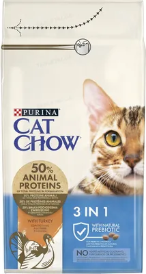 Корм сухий для котів Purina Cat Chow з індичкою, 1,5 кг