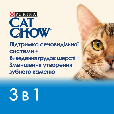 Корм сухой для котов Purina Cat Chow с индейкой, 1,5 кг