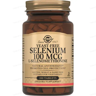 Селен Solgar Selenium 100 мкг таблетки №100