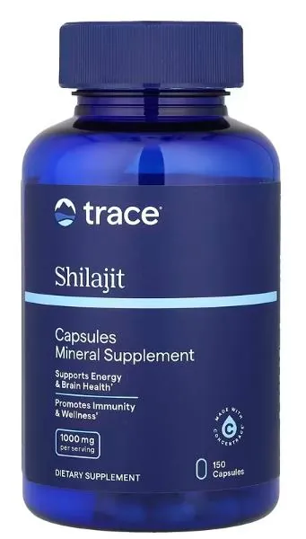 Мумійо Trace Minerals Shilajit, 150 капсул
