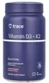 Вітамін D3 і K2 Trace Minerals Vitamin D3 + K2 Gummies смак полуниці, 60 жувальних цукерок
