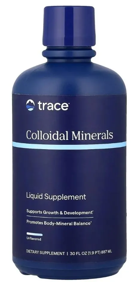 Колоїдні мінерали Trace Minerals Collodial Minerals без смаку, 946 мл
