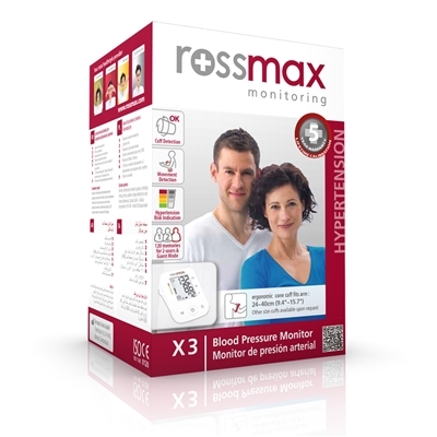 Тонометр Rossmax X3 автоматический с сетевым адаптером