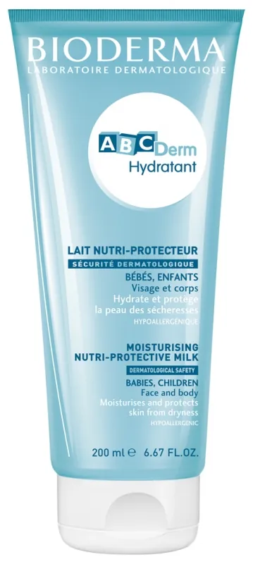 Молочко Bioderma ABCDerm Hydratant дитяче зволожуюче для тіла, 200 мл