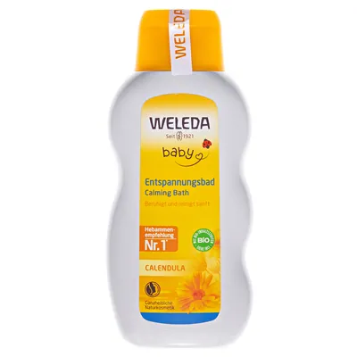 Засіб для купання дитячий Weleda Baby Calendula Календула з екстрактами лікарських трав, 200 мл