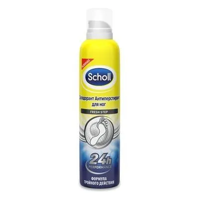Дезодорант-антиперспірант Scholl Fresh Step для ніг спрей, 150 мл