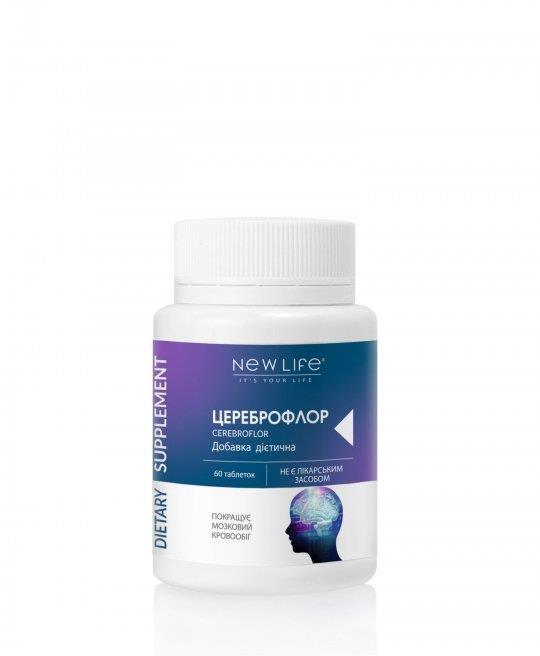 Цереброфлор ??New Life Cerebroflor, 60 таблеток