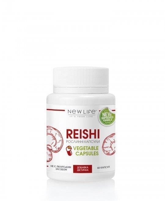 Рейши New Life Reishi, 60 капсул