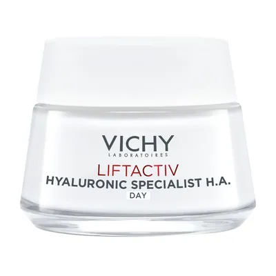 Крем для обличчя Vichy Liftactiv H.A. Hyaluronic Specialist розгладжувальний для корекції зморшок для сухої шкіри, 50 мл
